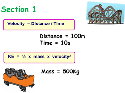 KS4 AQA GCSE Science (Physics) Kinetic Energy Lesson | Teaching Resources