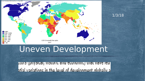 Uneven Development | Teaching Resources