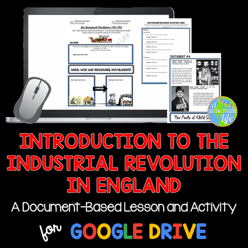 Industrial Revolution Document Based Activity | Teaching Resources