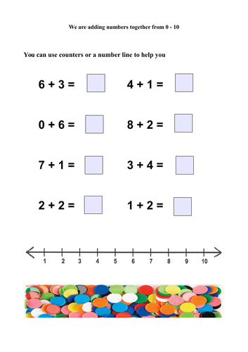 Adding Numbers 0-10 | Teaching Resources