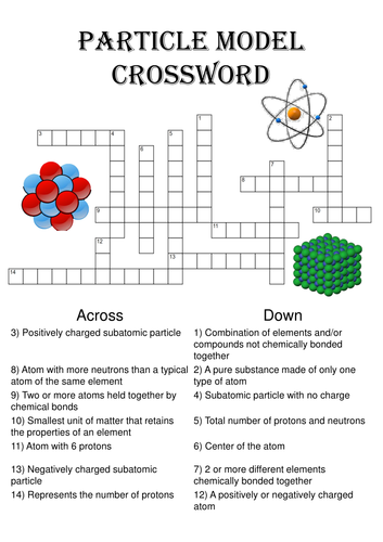 Chemistry Crossword: Atomic Structure