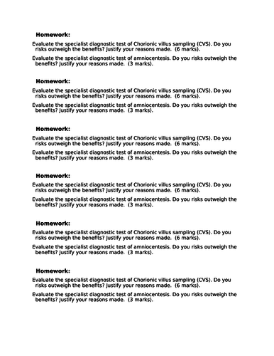 RO18 LO2.4 Specialised diagnostic tests