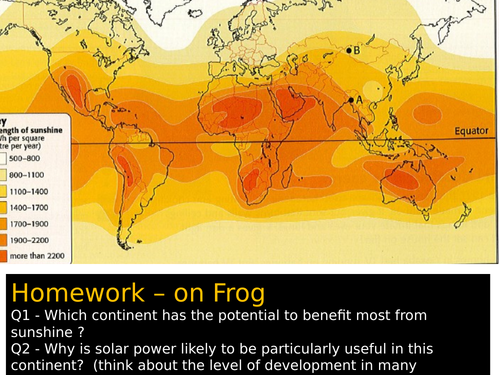 KS3 - Energy unit - L9 solar energy - fully resourced | Teaching Resources