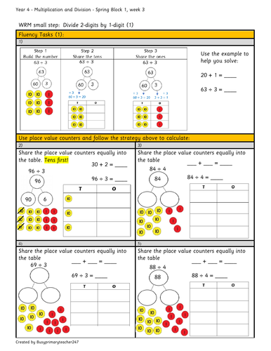 Divide 3 Digit Number By 1 Digit Number