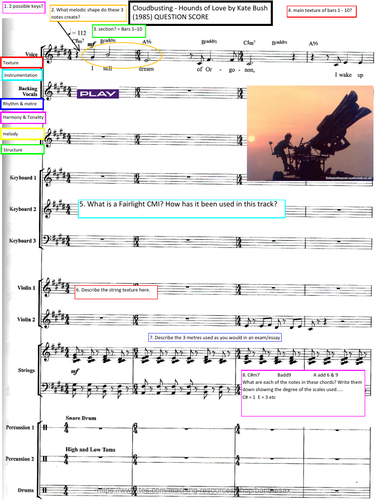 Edexcel A Level 2017-8 Kate Bush - Hounds of Love CLOUDBUSTING ...