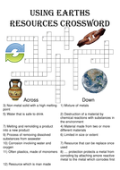 Chemistry Crossword Puzzle: Using Earths Resources ...