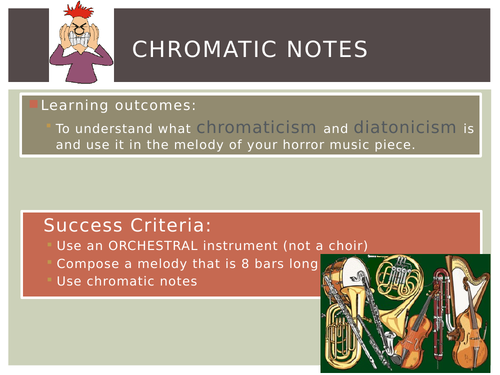 Scary Music Composition Lesson 2 - Chromaticism