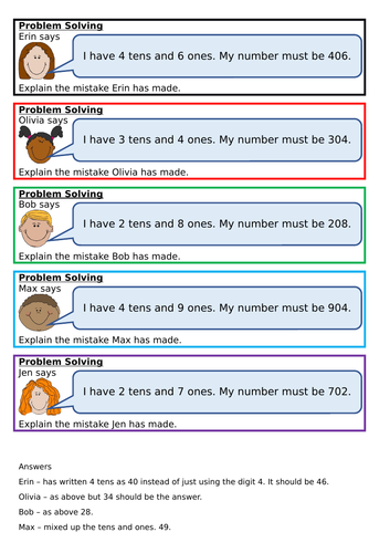 Represent numbers to 50, Spring Block 2, Year 1, Place Value