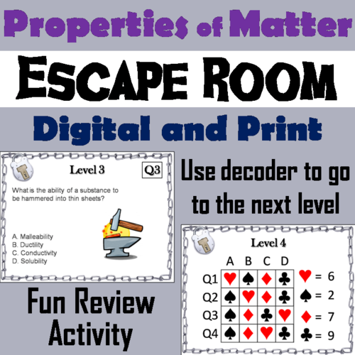 Properties of Matter Escape Room