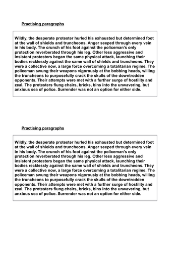 Battlefield descriptive essay image