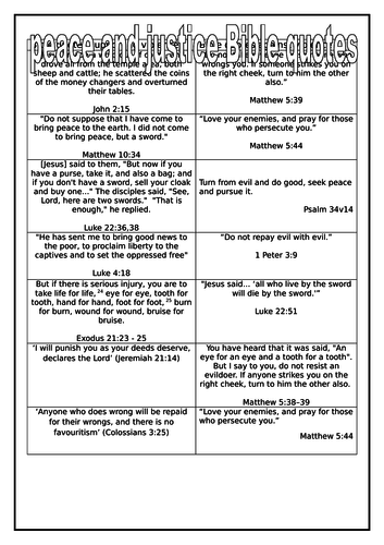 AQA RELIGIOUS STUDIES GCSE NEW: THEME D PEACE AND CONFLICT LESSON 1