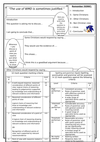 NEW AQA RELIGIOUS STUDIES GCSE: THEME D - PEACE AND CONFLICT. LESSON 7 - WEAPONS OF MASS DESTRUCTION