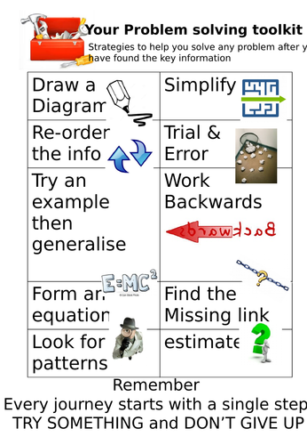 maths plus problem solving toolkit