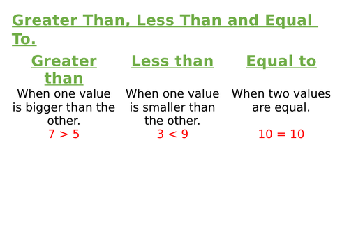 Compare Objects within 50, Spring Block 2, Year 1