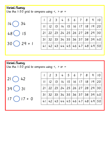 comparing-numbers-to-50-spring-block-2-year-1-teaching-resources