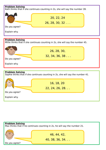 Counting in 2s, Spring Block 2, Year 1