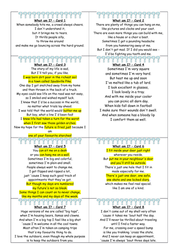 Y6 SATs reading revision - Inference