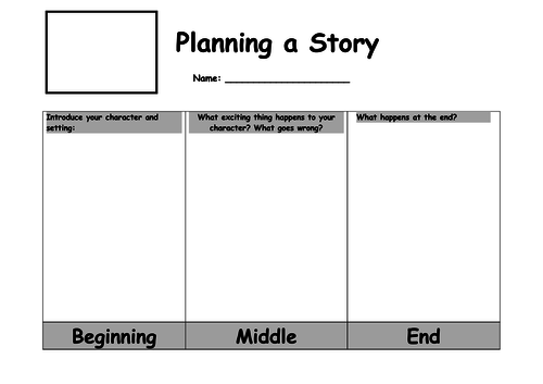 story writing year 1 planning