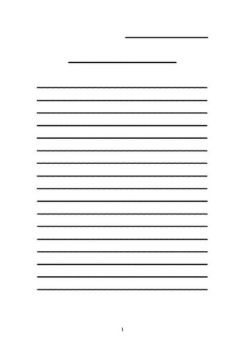 Writing Template Sheets | Teaching Resources