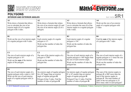 Gcse Revision Interior And Exterior Angles