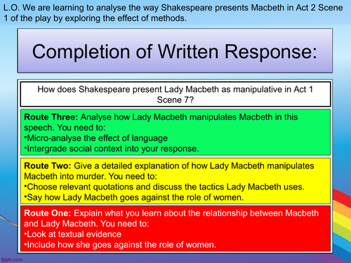 MACBETH - ACT 2 - AQA GCSE ENGLISH