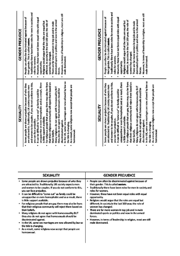 LESSON 3 AQA RELIGIOUS EDUCATION GENDER AND SEXUALITY