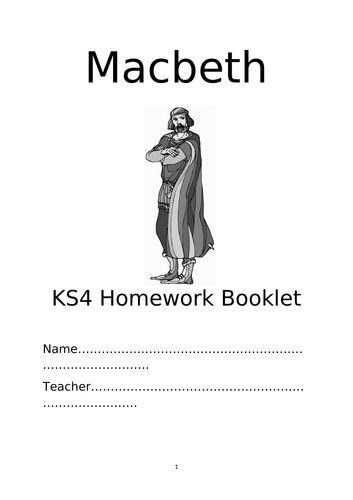 macbeth homework