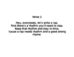 Performance Poetry - Rap KS2 | Teaching Resources