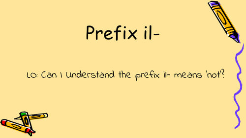 prefix-il-teaching-resources