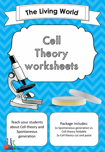 Cell Theory Worksheets Teaching Resources