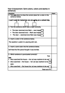 Year 6 SPAG PPT and Assessment: Semi-colons, colons and dashes to mark ...