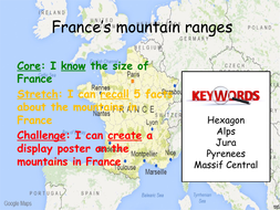 KS3 Geography SOW - Country Study - FRANCE | Teaching Resources