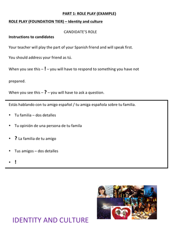 Edexcel Spanish Gcse Past Papers Speaking