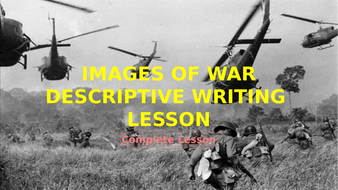 descriptive war creative writing examples
