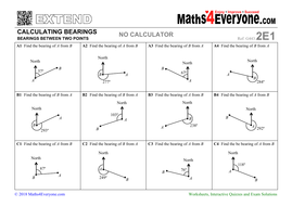 Bearings Worksheet Pdf