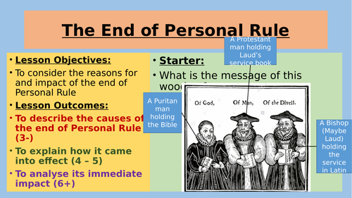 NEW OCR A Civil War: End of Personal Rule
