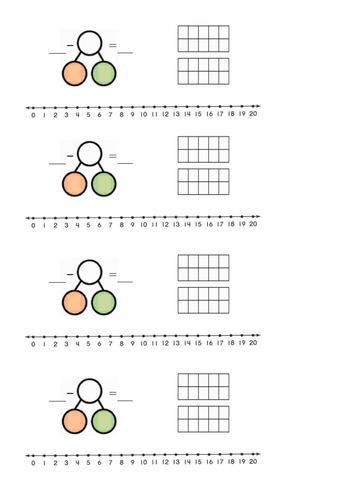 White Rose Yr1 Subtracting crossing 10 sheets | Teaching Resources