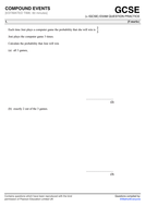 Lesson 1 skills practice probability of simple events picture