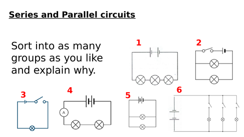 Series and Parallel KS3 Teaching Resources