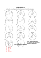 All Circle Theorems | Teaching Resources