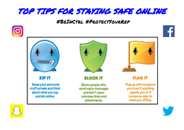 Safer Internet poster/online safety | Teaching Resources