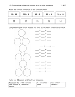 Using place value to solve problems. Year 2, 2 lessons, differentiated ...