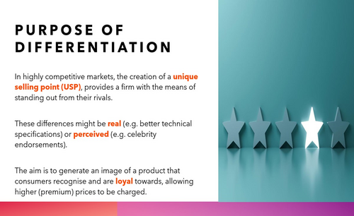 Eduqas A Level Business - The Marketing Mix: Product | Teaching Resources