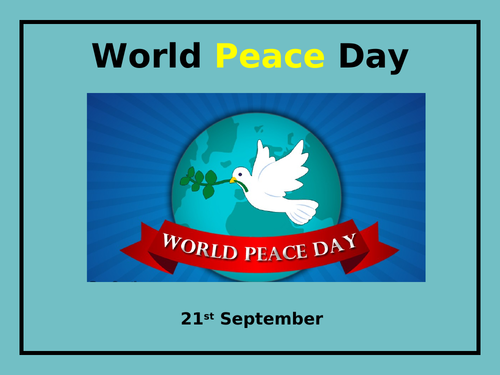 Assembly: World Peace Day