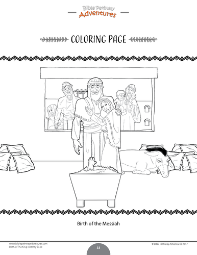 BUNDLE: Birth of The King Coloring Activity Books | Teaching Resources