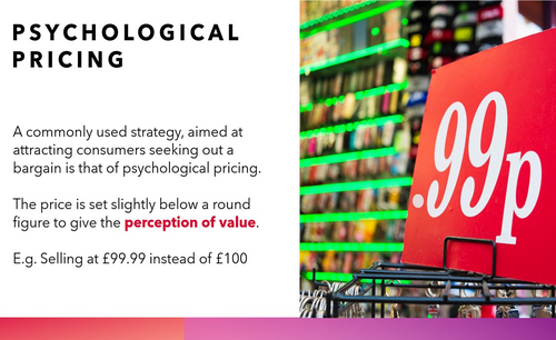 Eduqas A Level Business - The Marketing Mix: Price | Teaching Resources