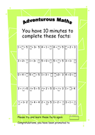 reception year 1 addition and subtraction challenges mental maths tests