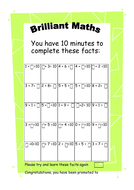 Year 1 Year 2 Addition and Subtraction Challenges Mental Maths Tests