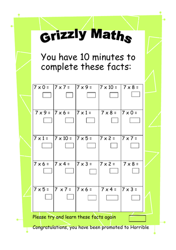 year 4 year 5 multiplication and division challenges x 4