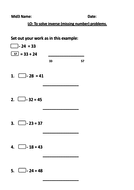 Year 3 INVERSE Teaching Addition and subtraction calculations using ...